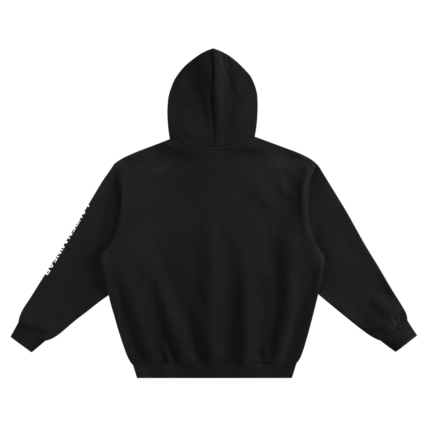 Boxing Day Fleeced Boxy Hoodie w/ Hand-drawn art by Tabetha Baldwin (White)